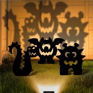 6 Pcs Halloween Yard Signs Decorations Outdoor, Halloween Monster Stakes